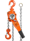 VEVOR Hand-Operated Chain Lift, 1650 lbs Load, 5ft Length, G80 Zinc-Coated Steel, Dual-Pawl Brake System, Automatic Chain Guide & Swivel Hook, Ideal for Workshops, Warehouses, and Loading Docks