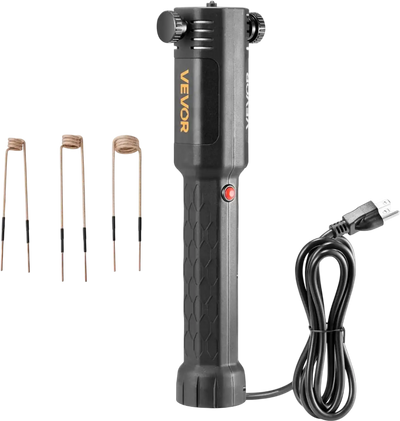 VEVOR Induction Heater Bolt Removal, 1100W 110V Magnetic Induction Heater Kit, Handheld Nut Buster Tool, Mini Heating Machine for Rusty Screw Removing, Car Garage Repairing Tools with 3 Coil
