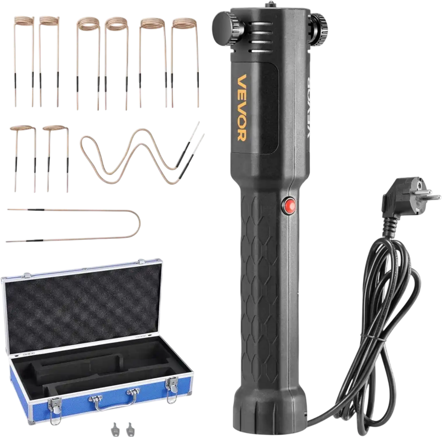 Vevor Magnetic Induction Heater Bolt Removal Kit 1100W 110V with 10 Coils and Box New