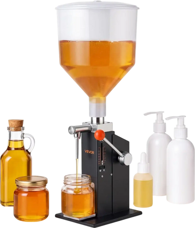 Vevor Manual Filling Machine 5-60 ml Paste Liquid Filler 10 L Hopper New