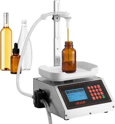 Vevor Liquid Filling Machine Automatic Bottle Filler 10-1000g New