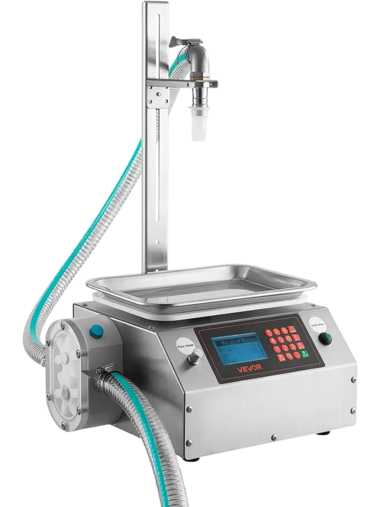 Vevor Liquid Filling Machine Automatic Bottle Filler 20-5000g Stainless Steel New