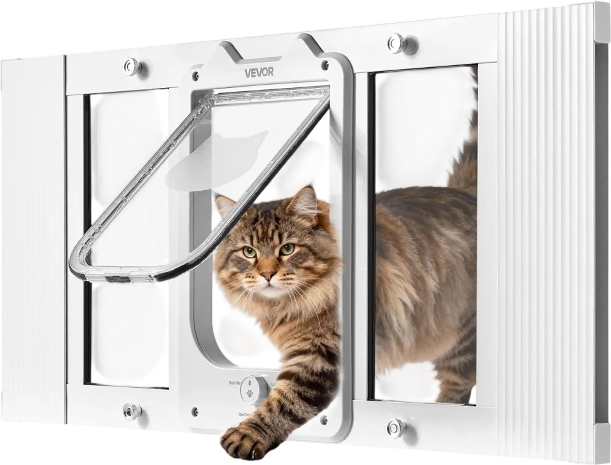 Vevor Cat Door for Window Adjustable 27