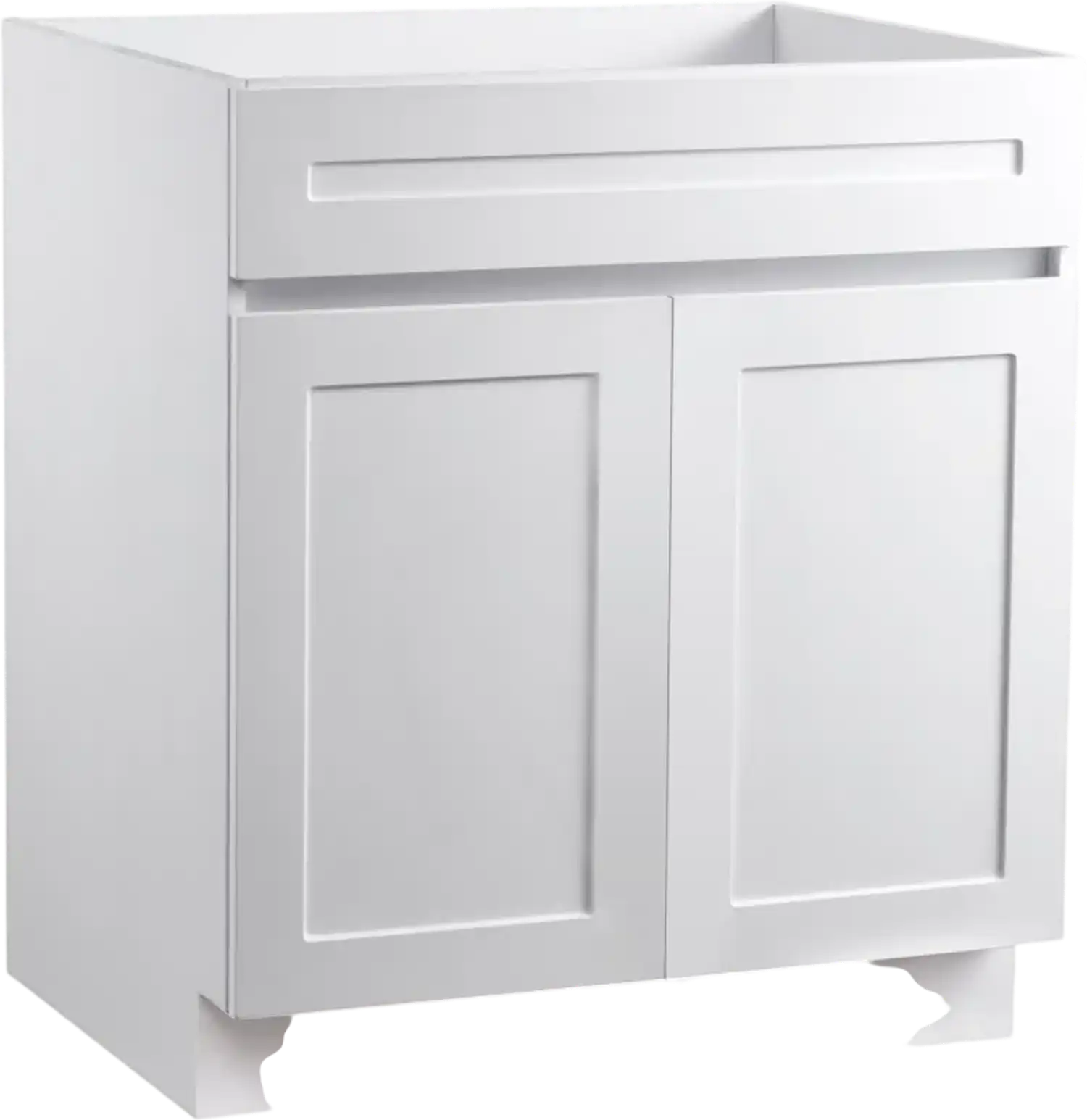 Vevor Base Cabinet White Shaker Ready-to-Assemble 30