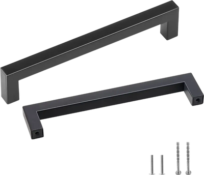 Vevor Cabinet Pulls Matte Black Stainless Steel 30-Pack 5.04