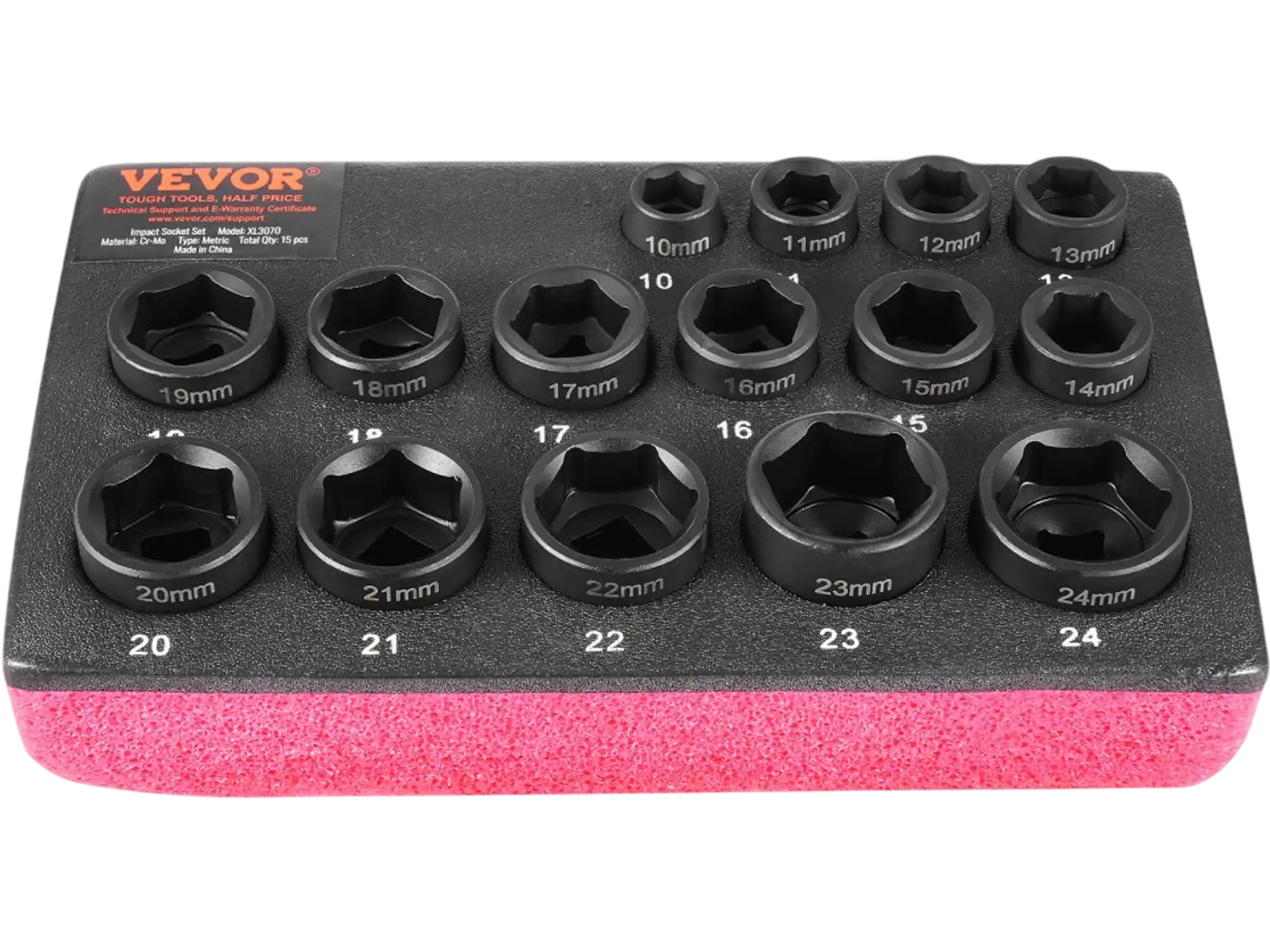 Vevor Impact Socket Set 3/8