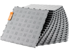 VEVOR Garage Tiles Interlocking, 12 x 12 x 0.53 inch 50 Pack Garage Floor Covering Tiles, Non-Slip Double-Sided Texture Garage Flooring Tiles, for Garages, Basements, Repair Shops, Silver