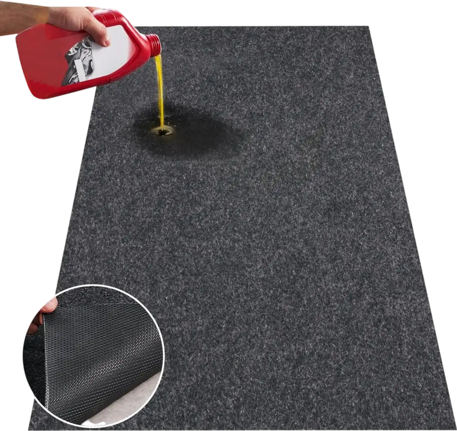 Vevor Garage Floor Mat 7.6' x 19' Waterproof Heavy Duty Containment Mat New