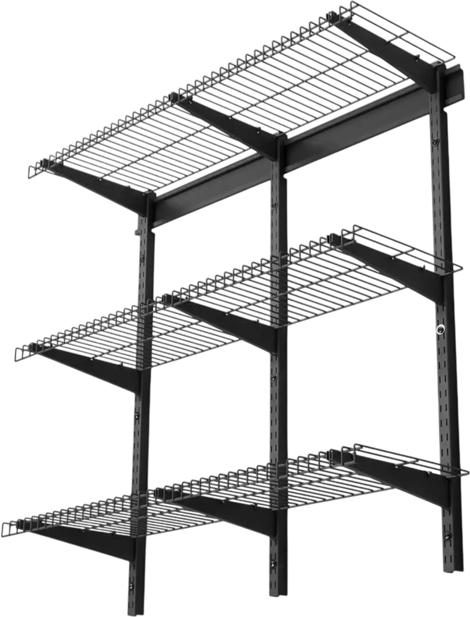 Vevor Garage Shelving 3-Tier Heavy-Duty Wall Mounted Storage Shelves New