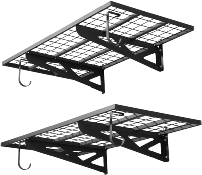 Vevor Garage Wall Shelving 2-Tier Heavy-Duty 24