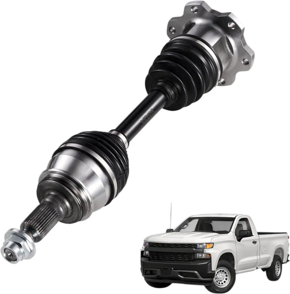 VEVOR CV Axle Shaft Assembly, Front Left or Right Side (Driver or Passenger Side), Automotive Replacement CV Joint Axle Compatible with 1999-2006 Chevrolet Silverado 1500, Alloy Steel & Carbon Steel