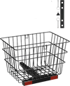 VEVOR Scooter Rear Basket, Heavy Duty Metal Wire Basket with Handle, Spacious Cargo Basket, Works with 1-inch Receiver, Compatible with Most Golden, Drive & Pride Mobility Scooter