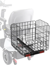 VEVOR Scooter Rear Basket, Folding Metal Wire Basket, Heavy Duty & Spacious Cargo Basket, Works with 1-inch Receiver, Compatible with Most Golden, Drive & Pride Mobility Scooter
