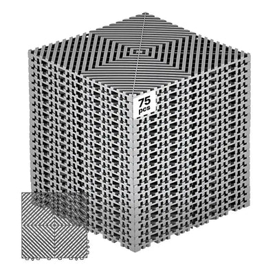 Vevor Drainage Mats Interlocking 75-Pack 12