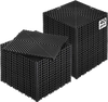 VEVOR Interlocking Drainage Mat, 12” x 12” Modular Interlocking Cushion, 40 Pcs Splicing Drainage Mats, Non-Slip Black PP Drainage Floor Tile and Shower Mat, for Garage, Garden, Kitchen & Outdoor
