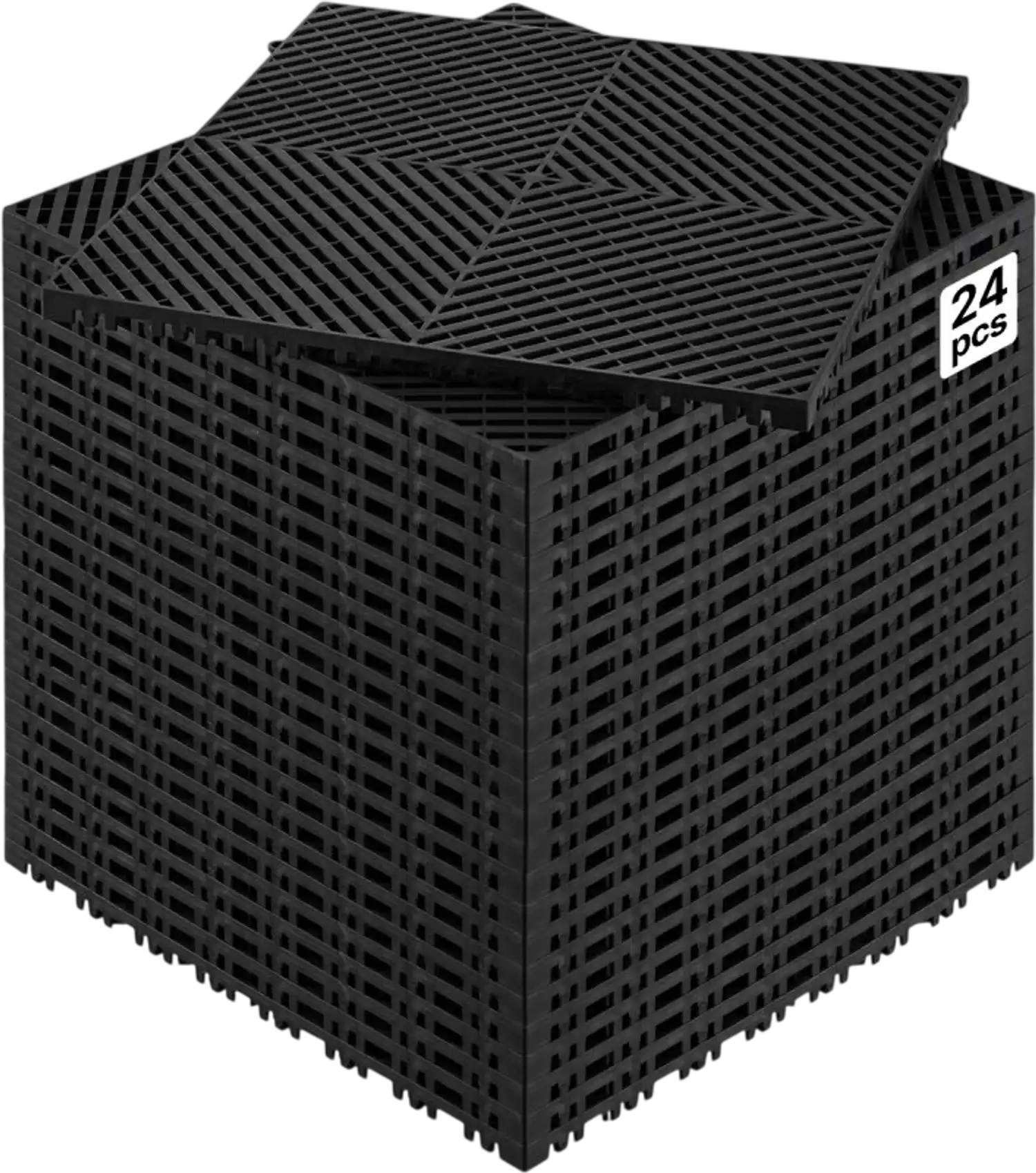 Vevor Drainage Mat Interlocking Non-Slip Floor Tile 15.7