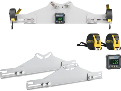 Vevor Wheel Alignment Tool Toe & Camber Alignment Plates with Digital Angle Finder New