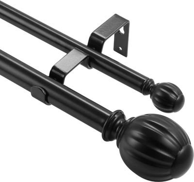 Vevor Curtain Rods Double Adjustable 36-72