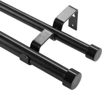 Vevor Double Curtain Rods Adjustable 36-72