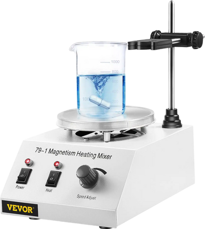 79-1 Magnetic Heating Stirrer Hot Plate Mixer Machine 1L Speed Control