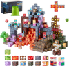 VEVOR Magnetic Blocks, 150 PCS Dark Castle Set, Magnetic Building Cubes for Kids, STEM Montessori Sensory Toys for Christmas Birthday Gift, Construction Stacking Toy for 3+ Years Old Boys & Girls