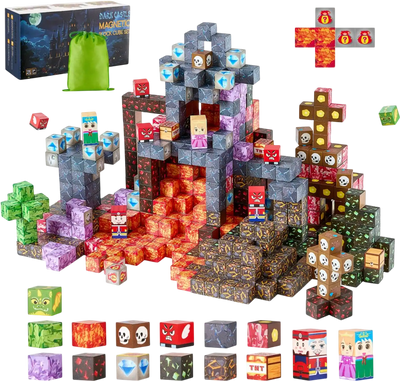 Vevor Magnetic Blocks 150-Piece Dark Castle Set New