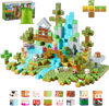 VEVOR Magnetic Blocks, 150 PCS Forest Castle Set, Magnetic Building Cubes for Kids, STEM Montessori Sensory Toys for Christmas Birthday Gift, Construction Stacking Toy for 3+ Years Old Boys & Girls
