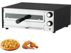 VEVOR Electric Pizza Oven, 12-inch Countertops Pizza Ovens, 572°F Max Temp, 1450W Indoor Pizzas Maker w/Timing & Temp Control, Pizza Cooker w/Dual Heat Tube, Crumb Tray, for Diner and Home Kitchen