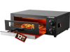 VEVOR Electric Pizza Oven, 12 in Countertop Pizza Oven, 77 to 572°F Temp Range, 1450W Indoor Pizzas Maker w/Timing & Temp Control, Pizzas Cooker w/Dual Heat Tube, Grill Rack, for Kitchen & Commercial