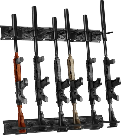 Vevor Gun Rack 6-Slot Vertical Wall Mount Display Stand New
