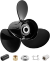 VEVOR Outboard Propeller, Upgrade OEM 15 Spline Tooth Aluminum Outboard Boat Propeller Fit Mercury/Mariner Engines 90-400 HP, 4-3/4" Gearcase, 3-Blade, RH (Right Hand Rotation), OEM No. 48-832832A45