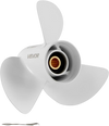 VEVOR Outboard Propeller, Upgrade OEM 15 Spline Tooth Aluminum Outboard Boat Propeller Fit Yamaha Engines 50-130 HP, 4-1/4" Gearcase, 3-Blade, RH (Right Hand Rotation), OEM Parts No. 6E5-45945-01-EL