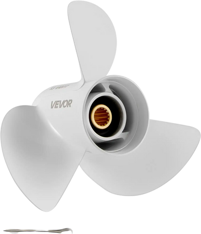 Vevor Outboard Propeller Yamaha 50-130 HP 3-Blade RH Aluminum Boat Propeller New