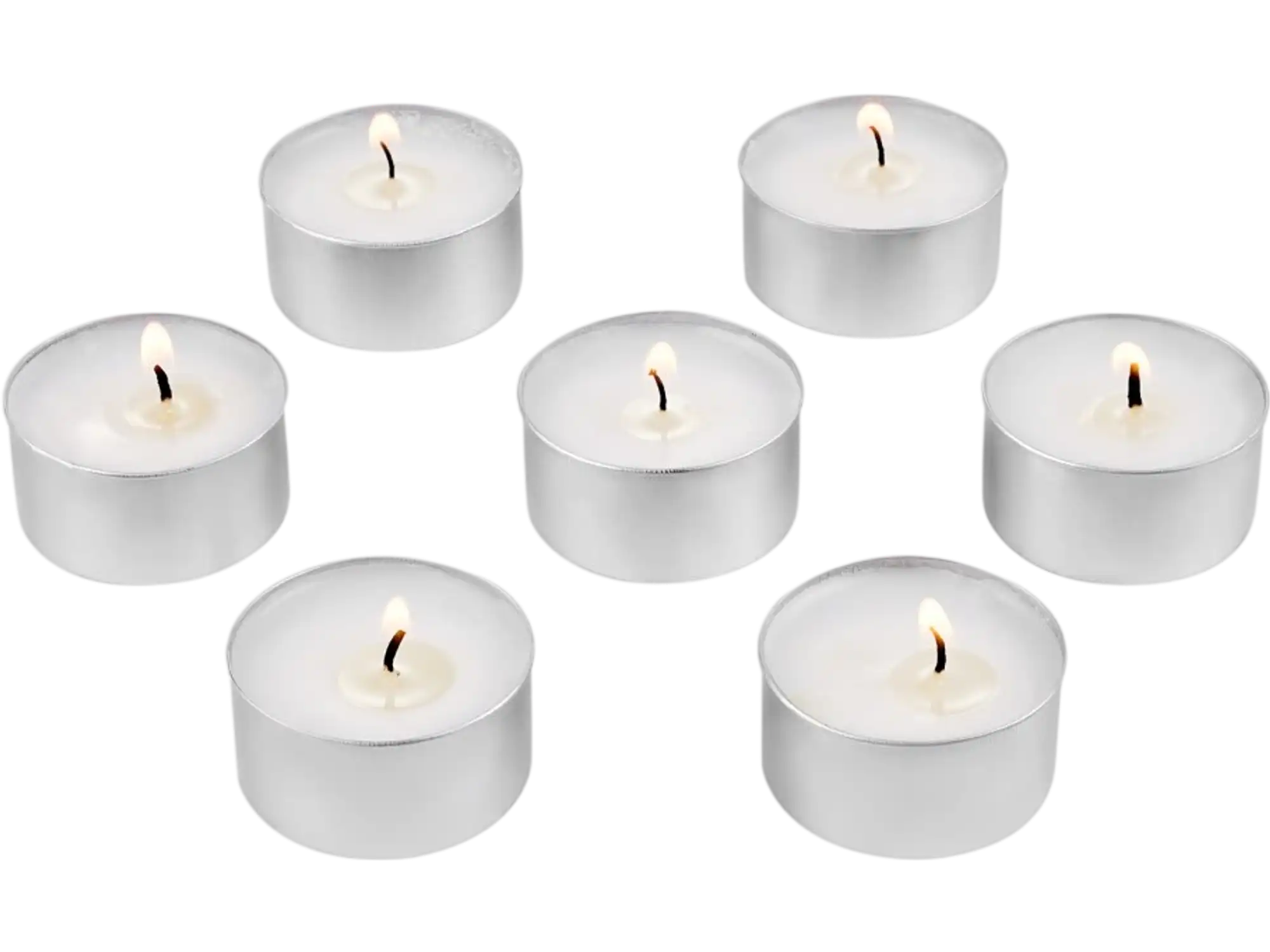 Vevor Tea Light Candles 200 Pack Unscented 6.5 Hour Long Burning Smokeless White New