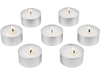 VEVOR 200 Pack Unscented Tea Lights Candles 6.5 Hours Long Burning Smokeless Tealight Candles, Dripless with Aluminum Cups, Natural Palm Wax Votive Candles for Home, Weddings, Christmas, White