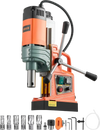 VEVOR Magnetic Drill, 1450W Motor 2 in Coring Diameter, 2922 lbf Magnetic Force, Portable Electric Mag Drill Press with 6 Coring Bits, Variable Speed, Drilling Machine for Metal Surface, Industrial