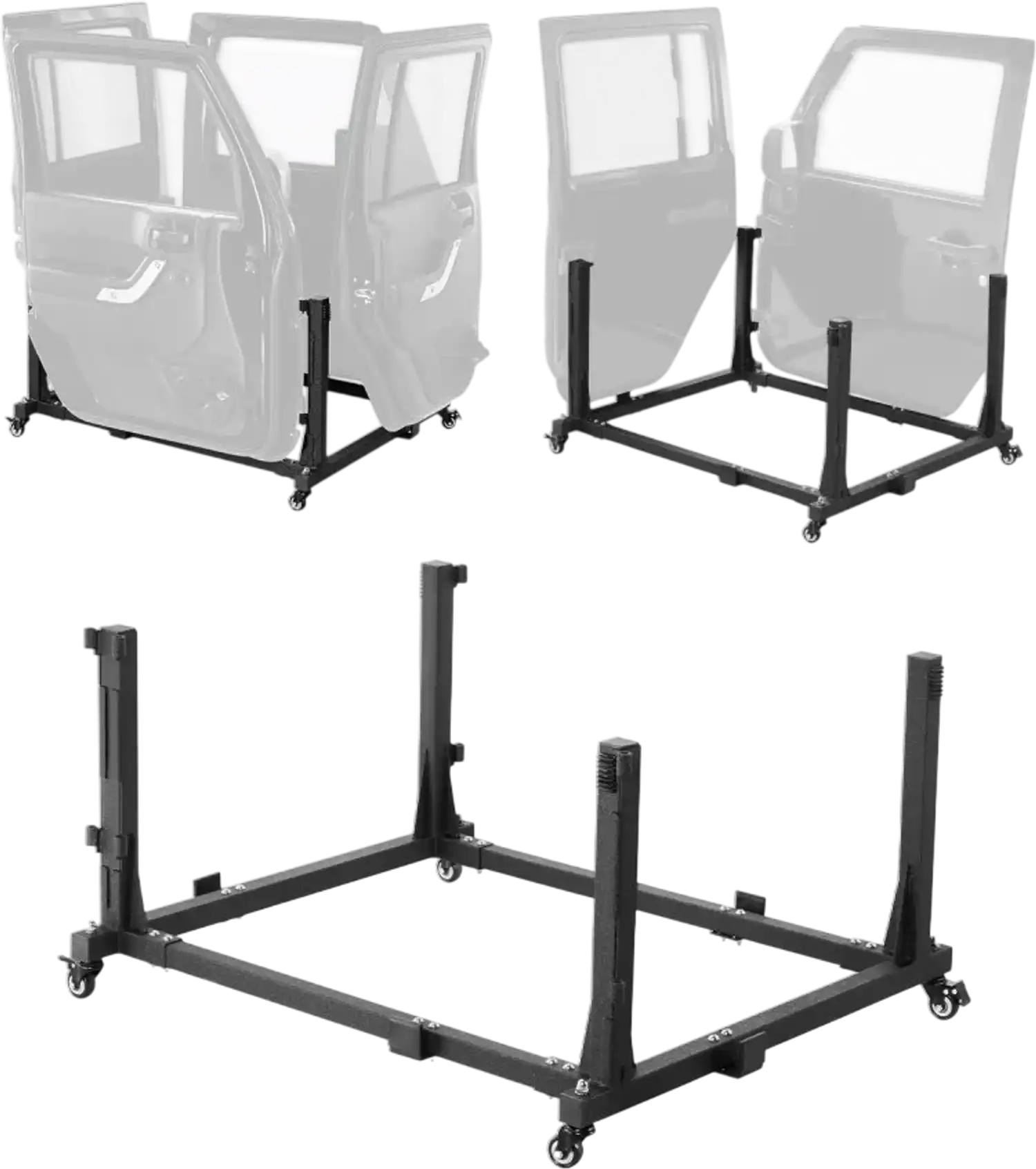 Vevor Cart Jeep Wrangler Door Storage 4-Door Steel New