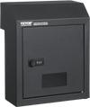 VEVOR Sturdy Metal Key Locker, Combo Lock, Mountable on Wall, 12'', Charcoal Gray, Ensures Safe Keeping of Mail and Keys