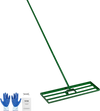 VEVOR Lawn Leveling Rake, 36"x10" Level Lawn Tool, Heavy-duty Lawn Leveler with 78" Steel Extended Handle, Yard Leveling Rake Suit for Garden, Golf Lawn, Farm