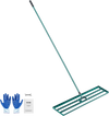 VEVOR Lawn Leveling Rake, 48"x10" Level Lawn Tool, Heavy-duty Lawn Leveler with 78" Steel Extended Handle, Yard Leveling Rake Suit for Garden, Golf Lawn, Farm