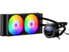 VEVOR CPU Liquid Cooler, AIO CPU Water Cooler - 120mm PWN Fans & Pump, Customizable Black PC Liquid Cooler with 2.1'' LCD Display & ARGB light, for Intel 115X/1366/2011/1700/1200, AMD AM4/AM5