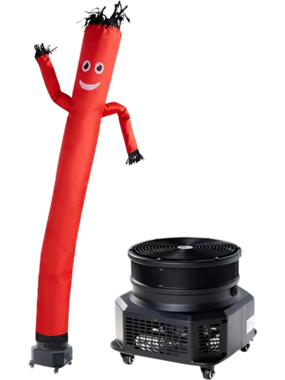 Vevor Inflatable Tube Man 10' Red with 3/4 HP Blower New