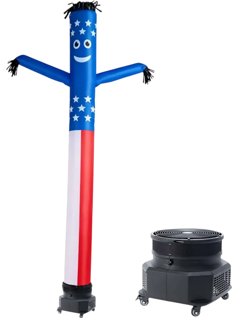 VEVOR Inflatable Tube Man with Blower, 10 ft Tall, Wacky Waving Wind Flying Inflatable Dancing Tube Guy with 3/4 HP IPX3 Waterproof Blower Fan, for Outdoor Advertising Business Store Party Decoration
