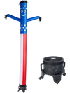 VEVOR Inflatable Tube Man with Blower, 20 ft Tall, Wacky Waving Wind Flying Inflatable Dancing Tube Guy with 1 HP IPX3 Waterproof Blower Fan, for Outdoor Advertising Business Store Party Decoration