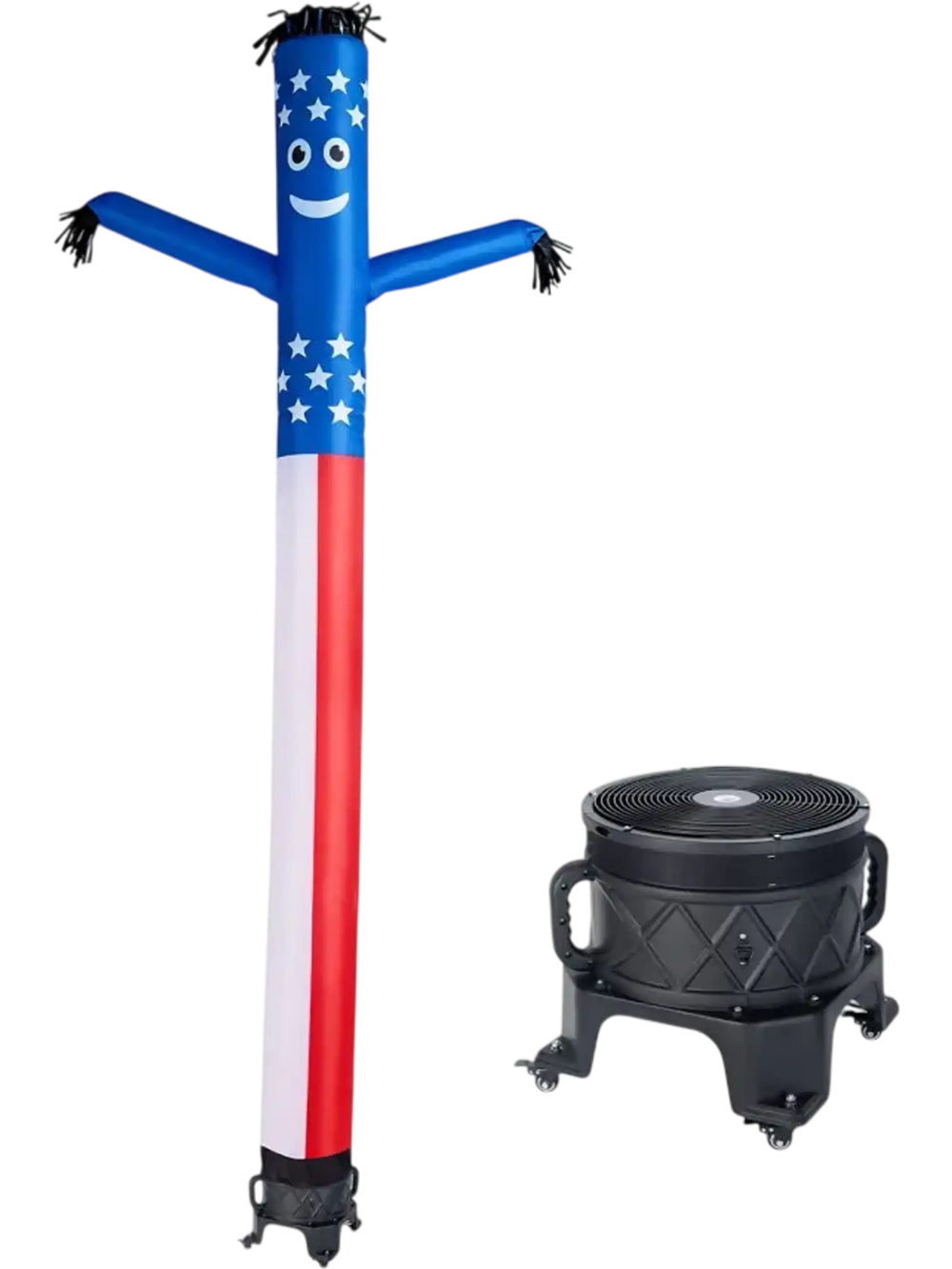 VEVOR Inflatable Tube Man with Blower, 20 ft Tall, Wacky Waving Wind Flying Inflatable Dancing Tube Guy with 1 HP IPX3 Waterproof Blower Fan, for Outdoor Advertising Business Store Party Decoration