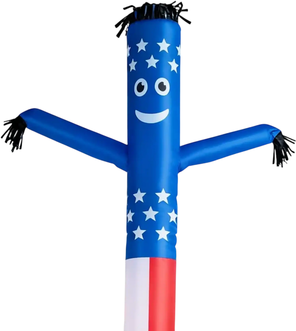 VEVOR Inflatable Tube Man, 20-Feet Tall, Wacky Waving Dancing Tube Guy, Wind Flying Arm Flailing Air Puppet, 18-Inch for Outdoor Advertising, Business Store, Increase Visibility (Blower Not Included)