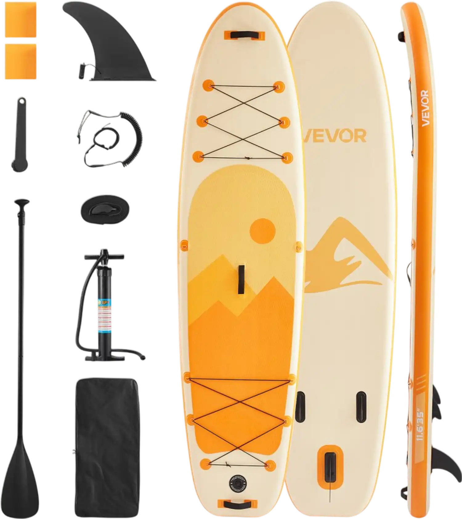 Vevor Paddle Board 11.6' Inflatable Stand Up SUP New