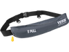 VEVOR Manual Inflatable Belt Pack for Adults, 105N Buoyancy, Over 80 Pounds and Up to 59 in Waist Adjustable, Inflatable PFD Waist for SUP Paddelboarding, Kayaking, Gray (CO2 Cylinder Not Included)