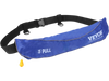 VEVOR Manual Inflatable Belt Pack for Adults, 105N Buoyancy, Over 80 Pounds and Up to 59 in Waist Adjustable, Inflatable PFD Waist for SUP Paddelboarding, Kayaking, Blue (CO2 Cylinder Not Included)