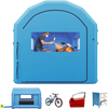 VEVOR Inflatable Paint Booth, 13 x 10 x 9 ft, Portable Spray Booth with 750W Powerful Blower and Large Filter Cotton, Arched Roof Blow Up Painting Tent for Bike, Motorcycle, and Furniture, Blue